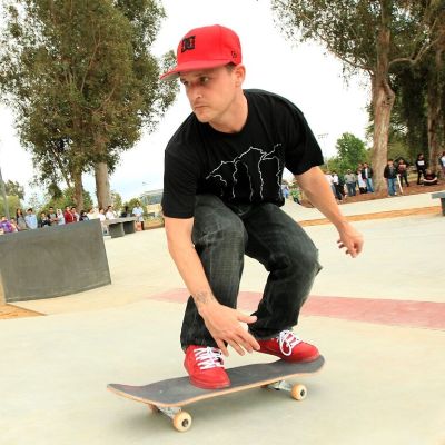 Nala's father, Robert Stanley Dyrdek while skateboarding. 